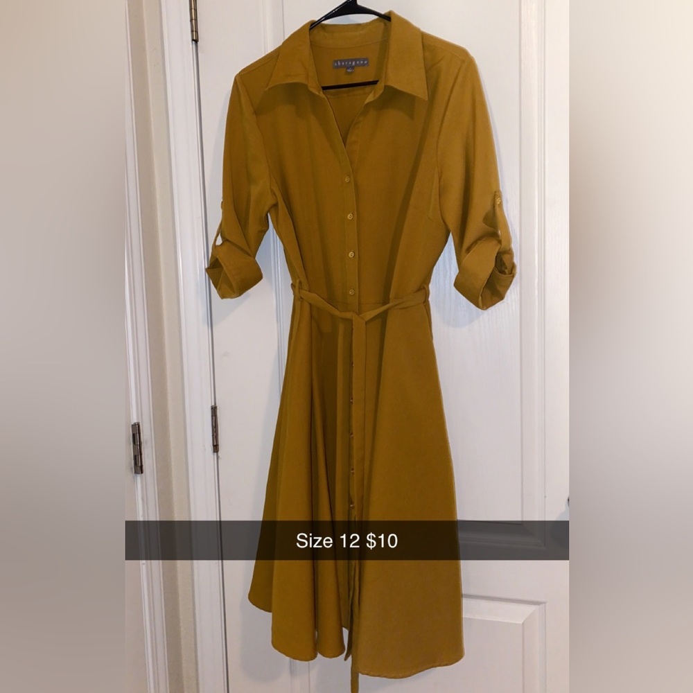 Yellow Midi Dress